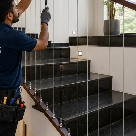 Invisible Grill for Staircase Hyderabad