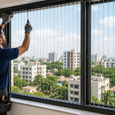 Invisible Grill for Windows Hyderabad